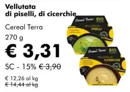 NaturaSì Vellutata di piselli, di cicerchie Cereal Terra offerta