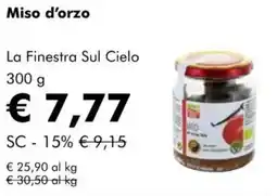 NaturaSì Miso d'orzo La Finestra Sul Cielo offerta