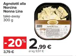 Carrefour Agnolotti alla Norcina Nonna Lina offerta