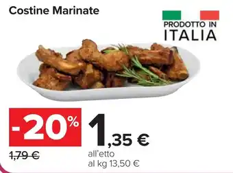 Carrefour Costine Marinate offerta