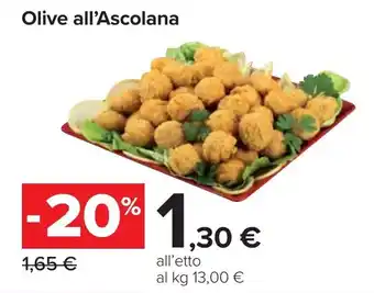 Carrefour Olive all'Ascolana offerta