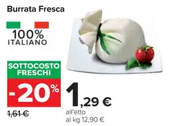 Carrefour Burrata Fresca offerta