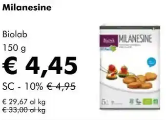 NaturaSì Milanesine Biolab offerta