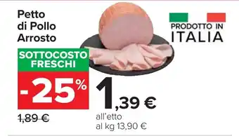 Carrefour Petto di Pollo Arrosto offerta