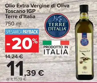 Carrefour Olio Extra Vergine di Oliva Toscano IGP Terre d'Italia offerta