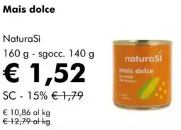 NaturaSì Mais dolce Natura Si offerta