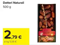 Carrefour Datteri Naturali offerta