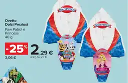 Carrefour Ovetto Dolci Preziosi offerta