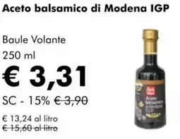 NaturaSì Aceto balsamico di Modena IGP Baule Volante offerta