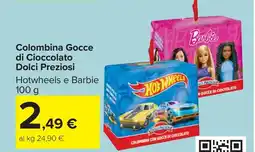 Carrefour Colombina Gocce di Cioccolato Dolci Preziosi offerta