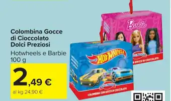 Carrefour Colombina Gocce di Cioccolato Dolci Preziosi offerta