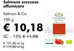 NaturaSì Salmone scozzese affumicato Salmon & Co offerta