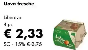 NaturaSì Uova fresche Liberovo offerta