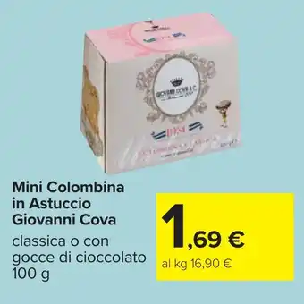 Carrefour Mini Colombina in Astuccio Giovanni Cova offerta