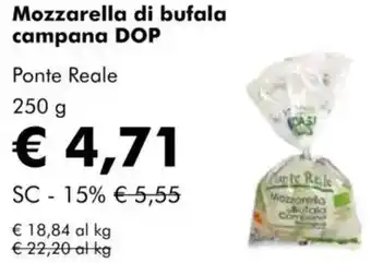 NaturaSì Mozzarella di bufala campana DOP Ponte Reale offerta