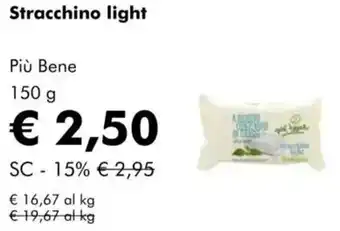 NaturaSì Stracchino light Più Bene offerta