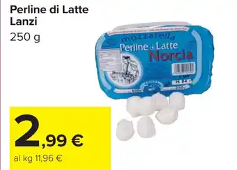 Carrefour Perline di Latte Lanzi offerta