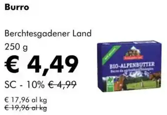 NaturaSì Burro Berchtesgadener Land offerta