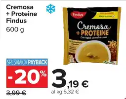 Carrefour Cremosa + Proteine Findus offerta