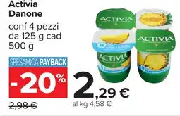 Carrefour Activia Danone offerta