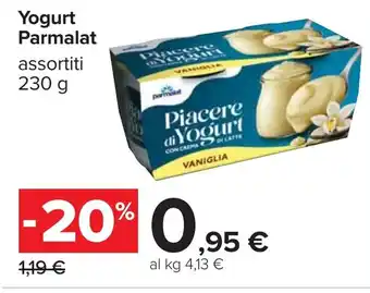 Carrefour Yogurt Parmalat offerta