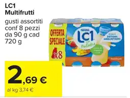 Carrefour LC1 Multifrutti offerta