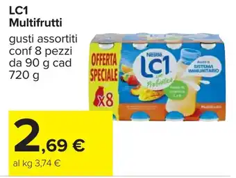 Carrefour LC1 Multifrutti offerta