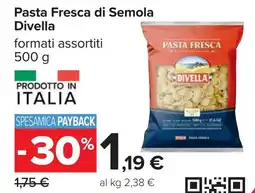 Carrefour Pasta Fresca di Semola Divella offerta