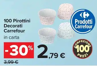 Carrefour 100 Pirottini Decorati Carrefour offerta