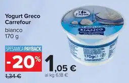 Carrefour Yogurt Greco Carrefour offerta