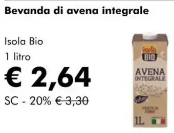 NaturaSì Bevanda di avena integrale Isola Bio offerta