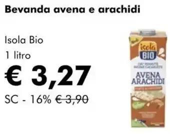 NaturaSì Bevanda avena e arachidi Isola Bio offerta