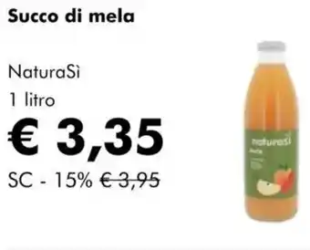 NaturaSì Succo di mela NaturaSi offerta