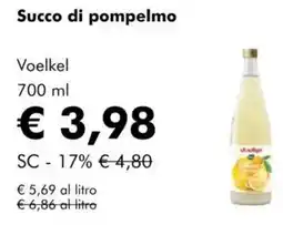 NaturaSì Succo di pompelmo Voelkel offerta