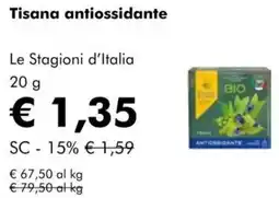 NaturaSì Tisana antiossidante le stagioni d'italia offerta