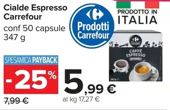 Carrefour Cialde Espresso Carrefour offerta