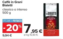 Carrefour Caffè in Grani Bialetti offerta