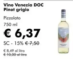 NaturaSì Vino Venezia DOC Pinot grigio Pizzolato offerta