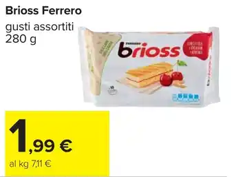 Carrefour Brioss Ferrero offerta