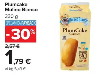 Carrefour Plumcake Mulino Bianco offerta