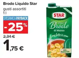 Carrefour Brodo Liquido Star offerta