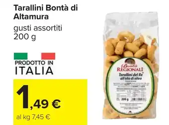 Carrefour Tarallini Bontà di Altamura offerta