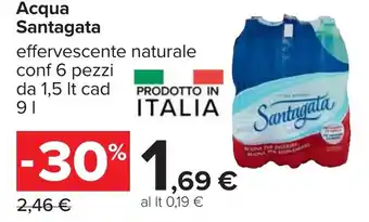 Carrefour Acqua Santagata offerta