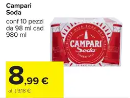 Carrefour Campari Soda offerta