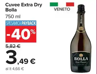 Carrefour Cuvee Extra Dry Bolla offerta