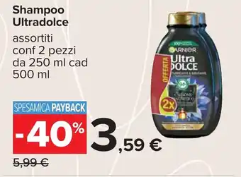 Carrefour Shampoo Ultradolce offerta