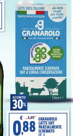 Sigma Granarolo latte uht parzialmente scremato offerta