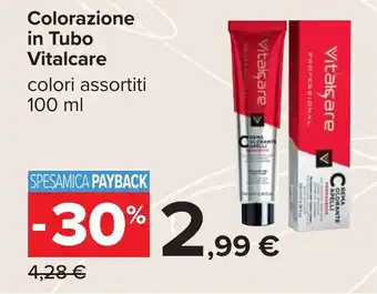 Carrefour Colorazione in Tubo Vitalcare offerta