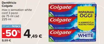 Carrefour Dentifricio Colgate offerta