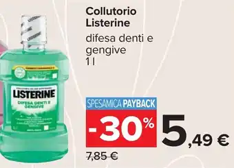 Carrefour Collutorio Listerine offerta